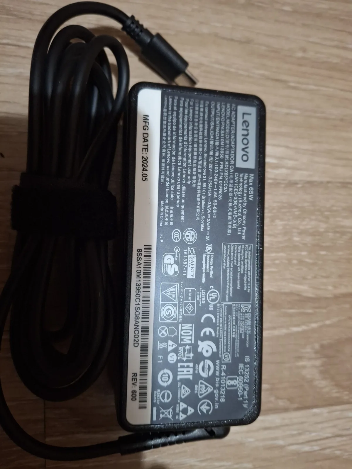 lenovo punjac adlx65ylc3a, adlx65ysdc3a original novo