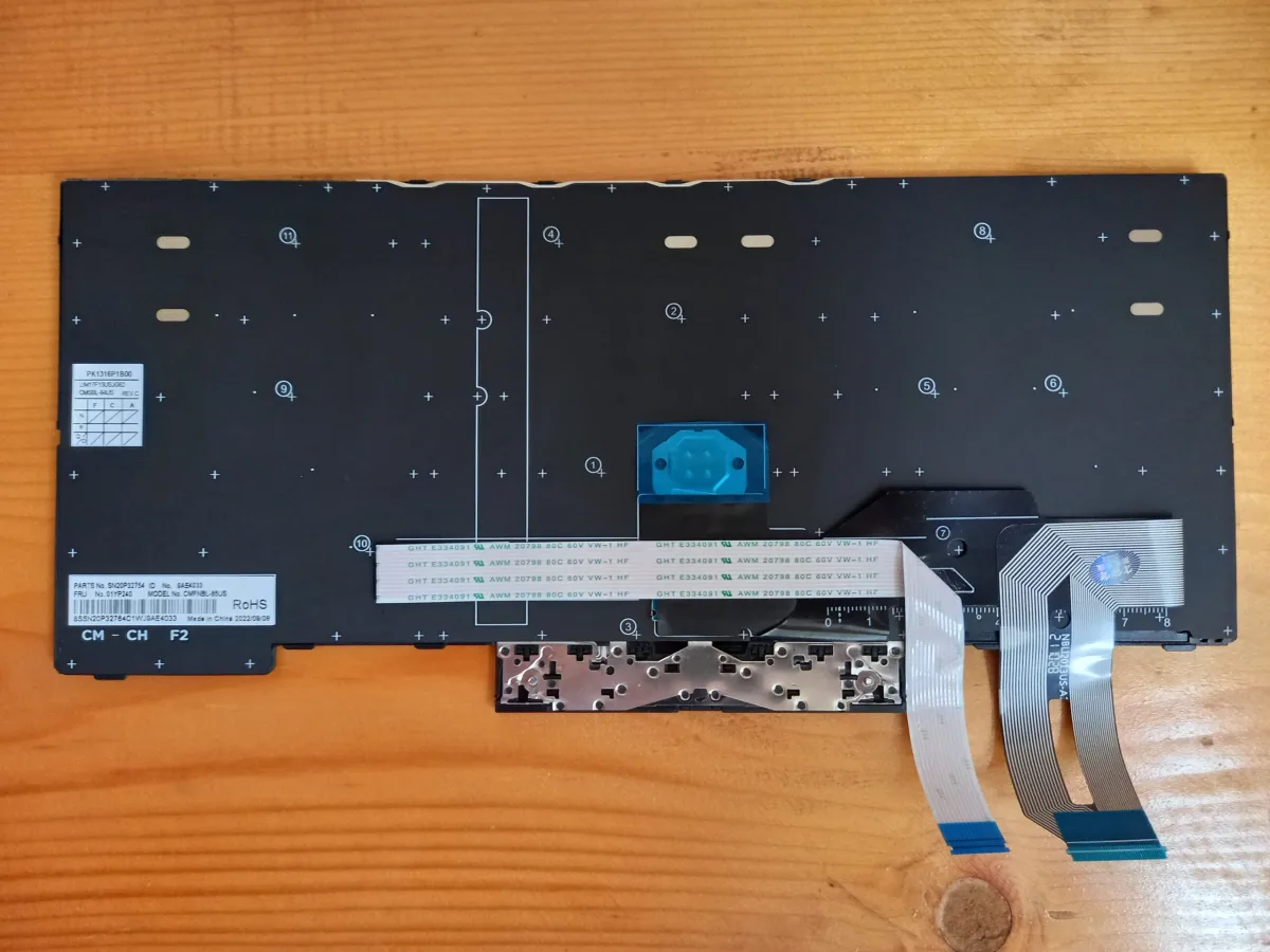 lenovo yoga tastatura p43s 01YP268 SN20P33058 V17082CK1 nova